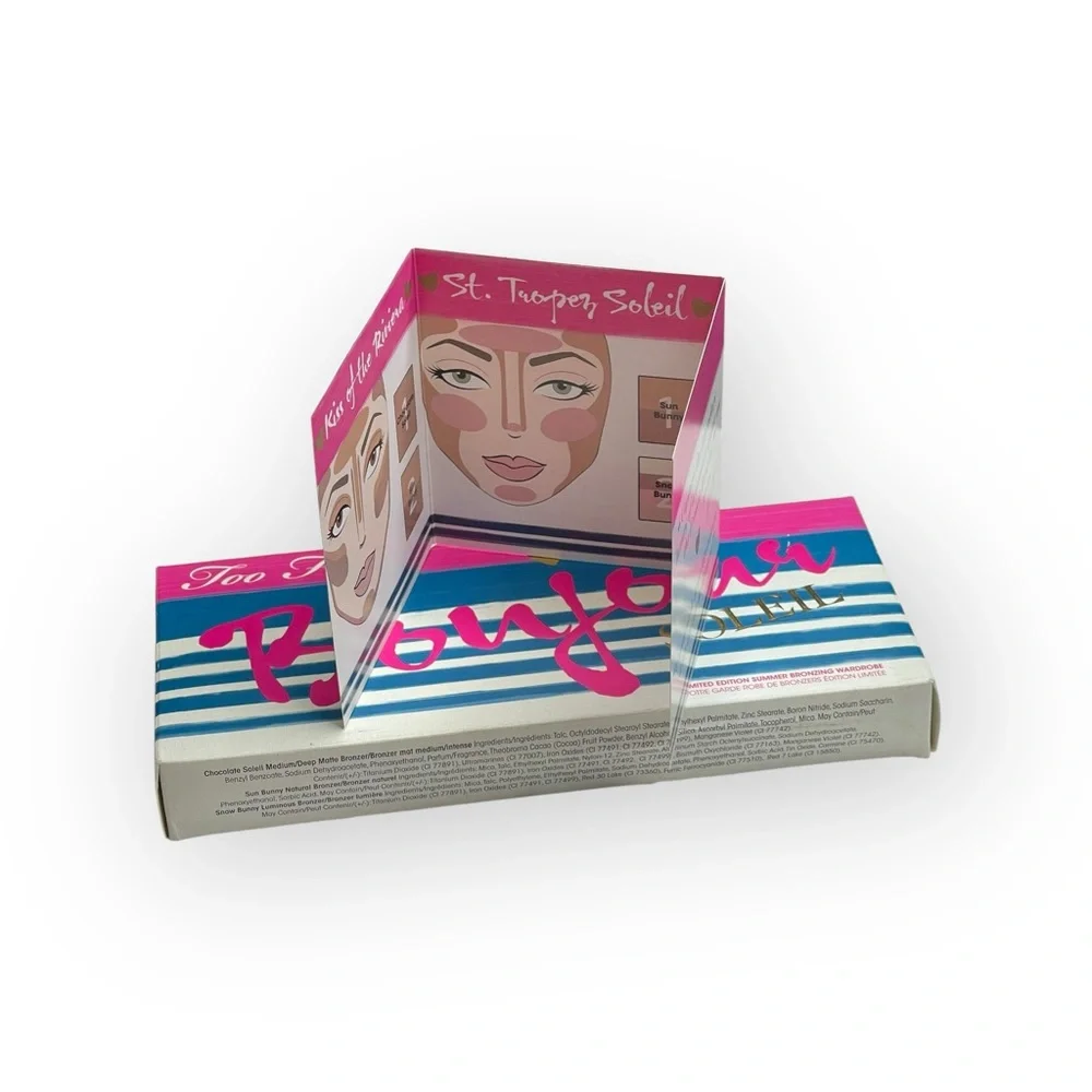 Deadstock: new Too Faced ㋛ Bonjour Soleil Bronzer Wardrobe Palette ㋛ Snow Bunny